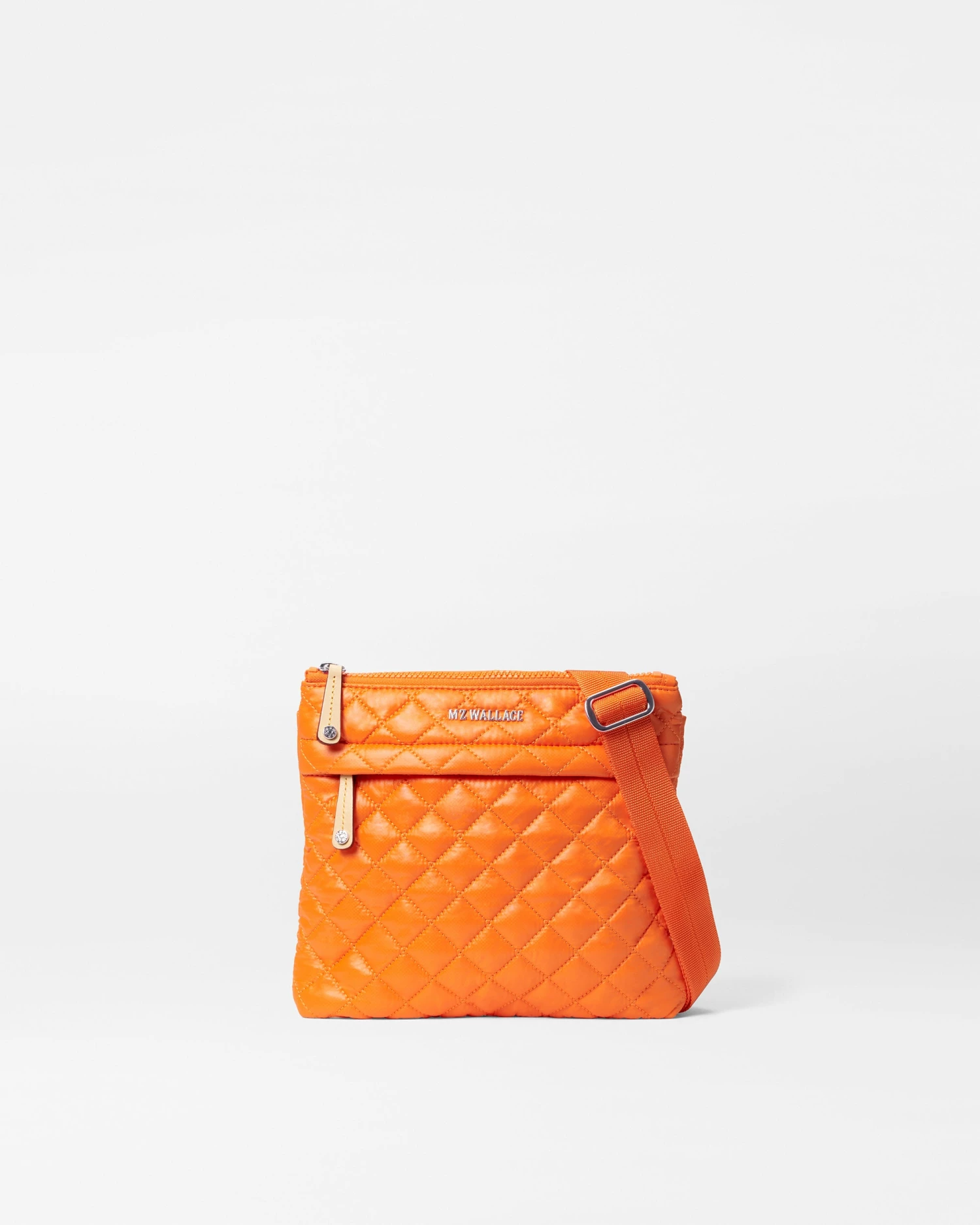 Tangerine Metro Flat Crossbody 2 Tangerine Metro Flat Crossbody - Image 2
