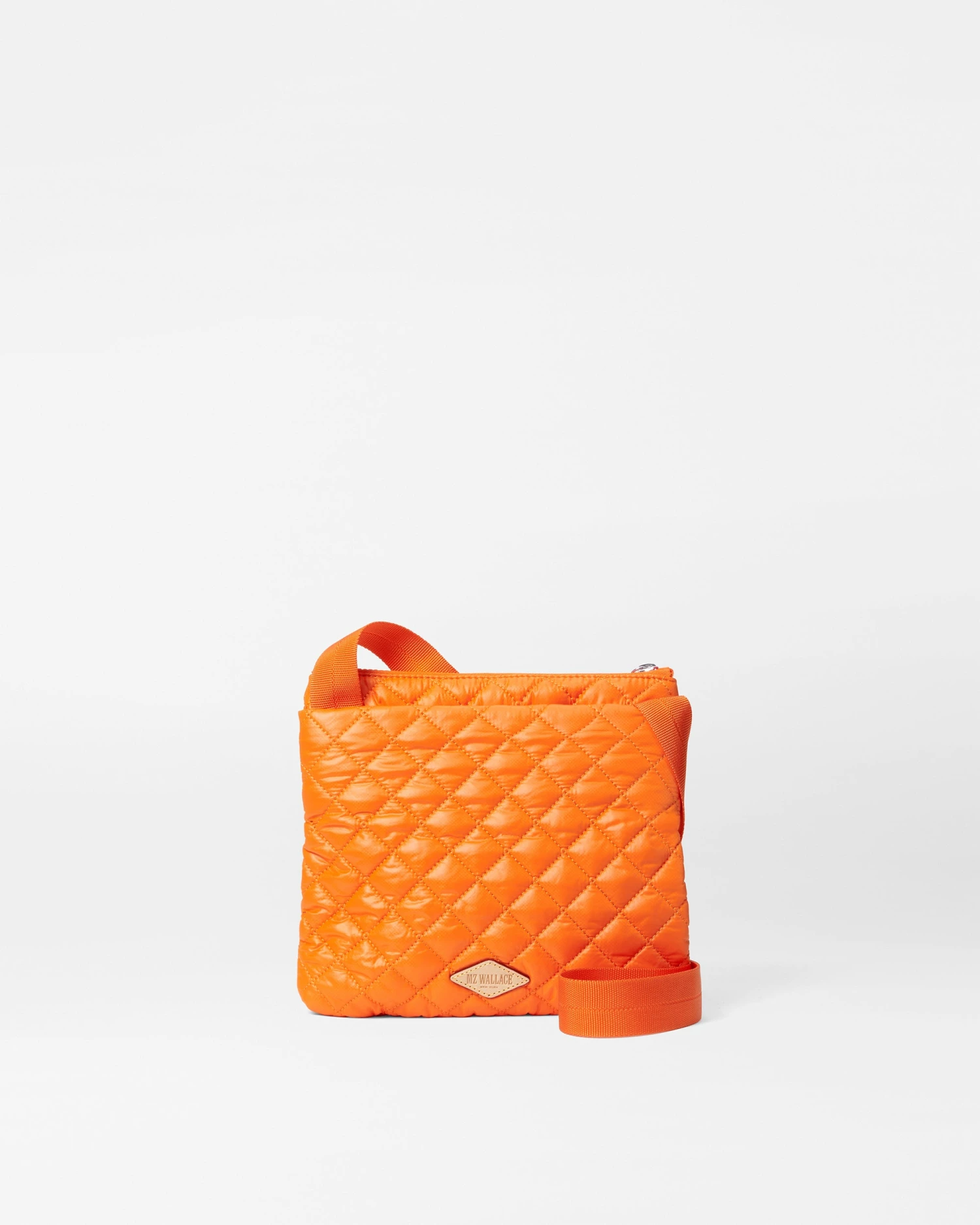 Tangerine Metro Flat Crossbody 4 Tangerine Metro Flat Crossbody - Image 4