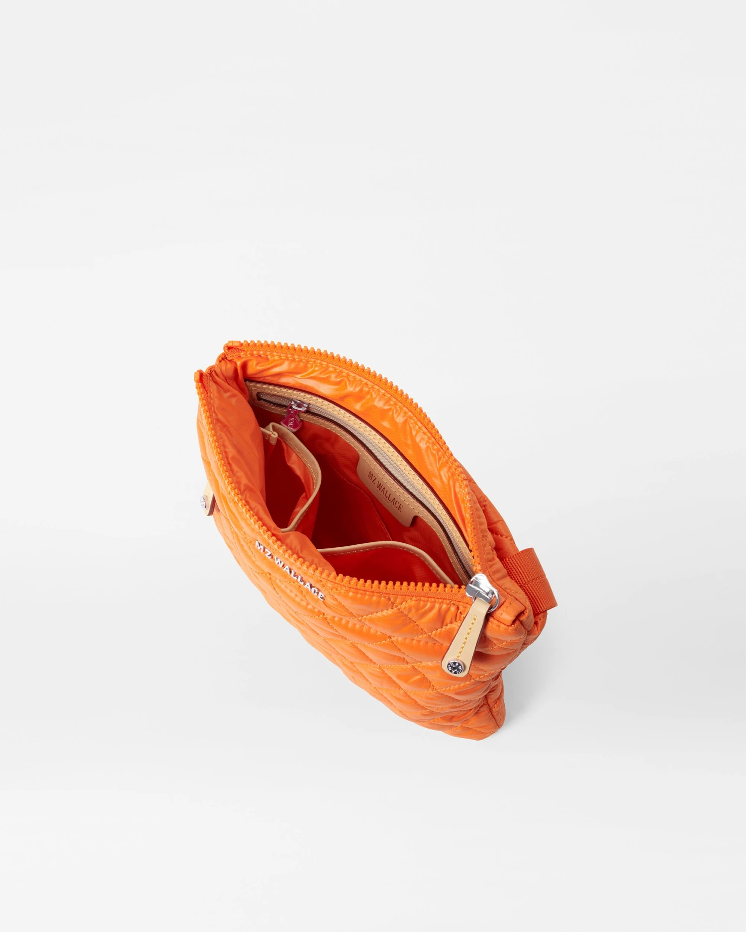 Tangerine Metro Flat Crossbody 3 Tangerine Metro Flat Crossbody - Image 3