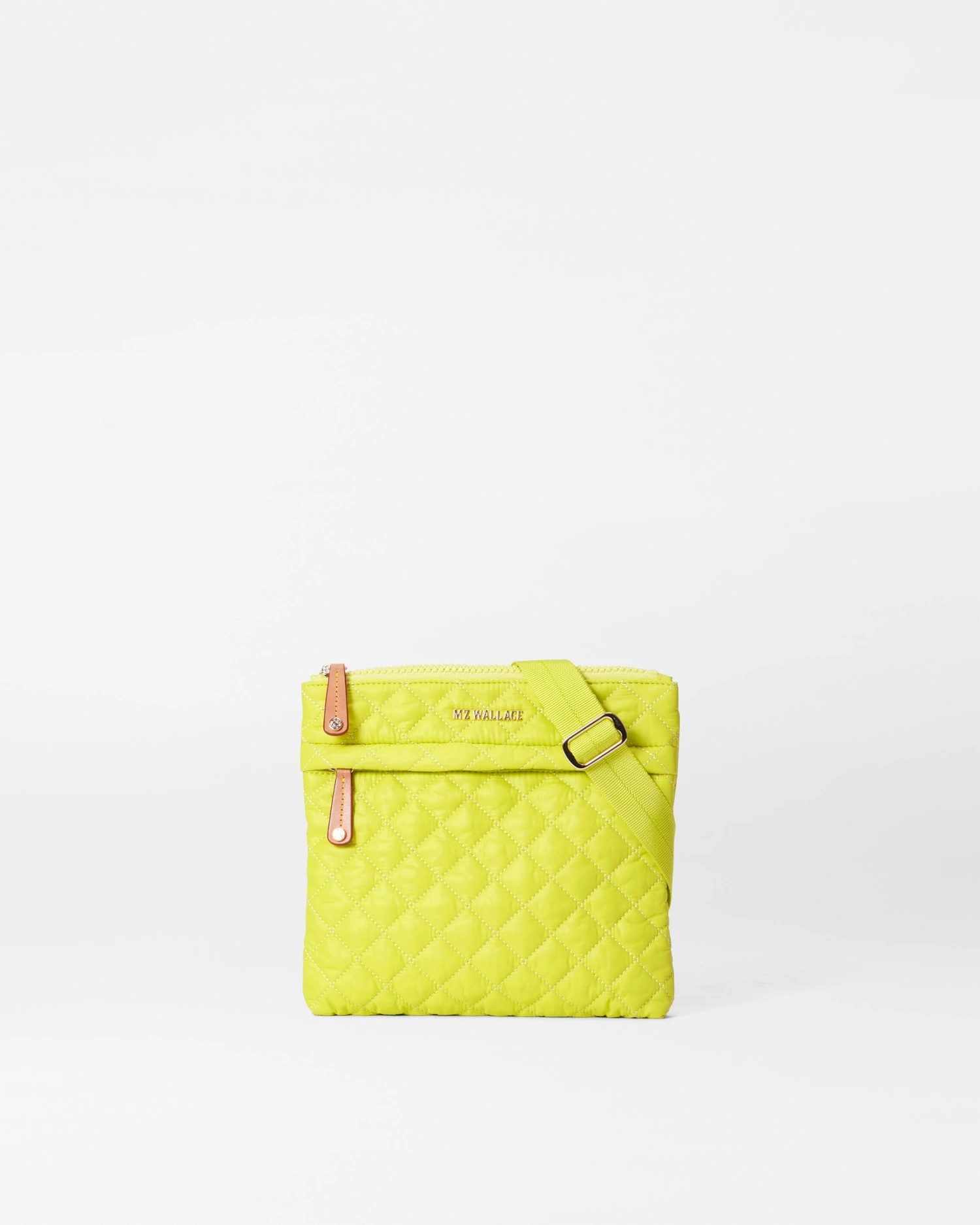 Acid Yellow Metro Flat Crossbody 1 Acid Yellow Metro Flat Crossbody