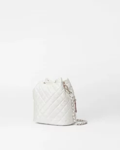 Pearl Metallic Crosby Drawstring Bucket Bag -US Suitcase Sales Store 1333c1602 A2