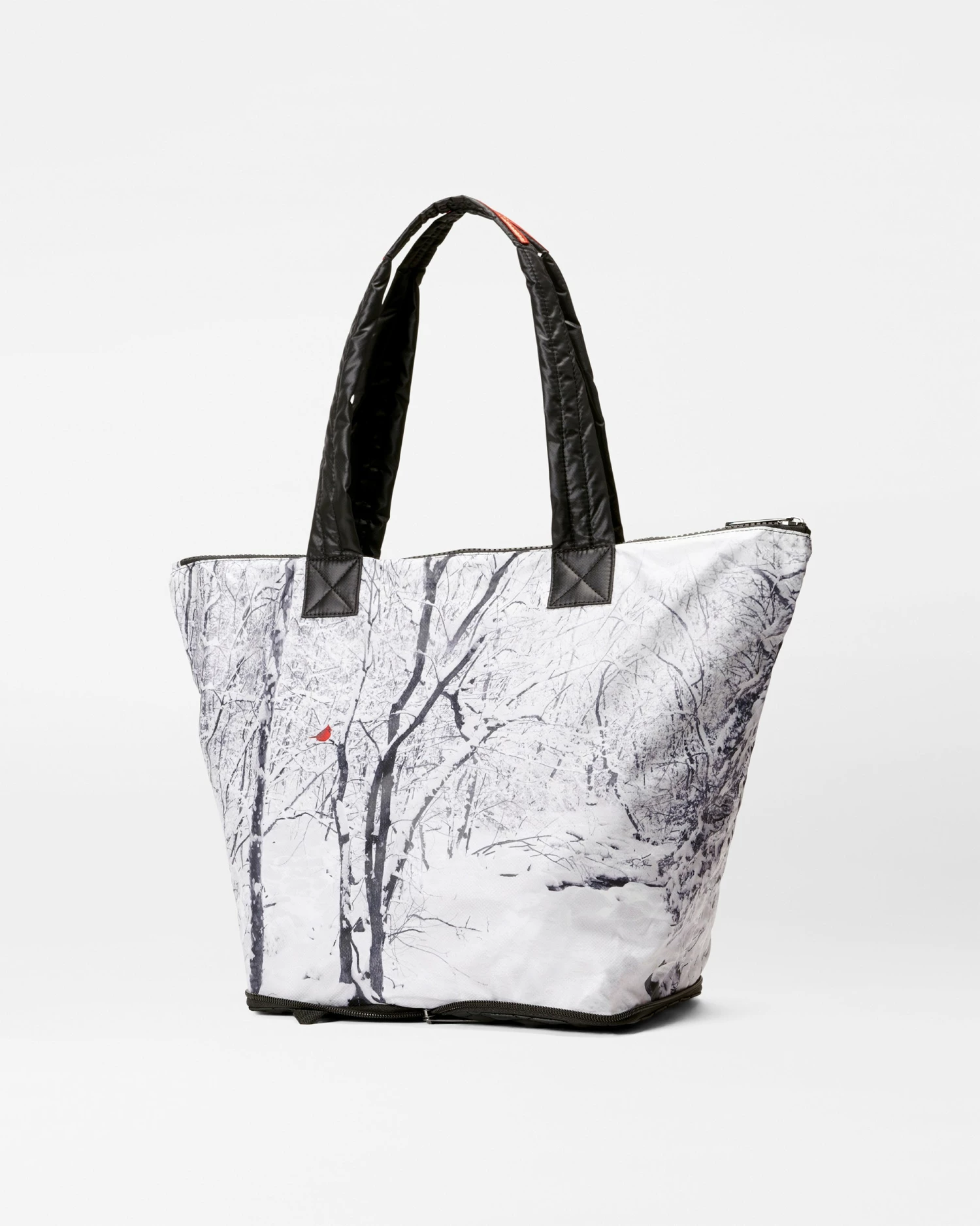 Winter Cardinal Print Packable Market Tote 3 Winter Cardinal Print Packable Market Tote - Image 3
