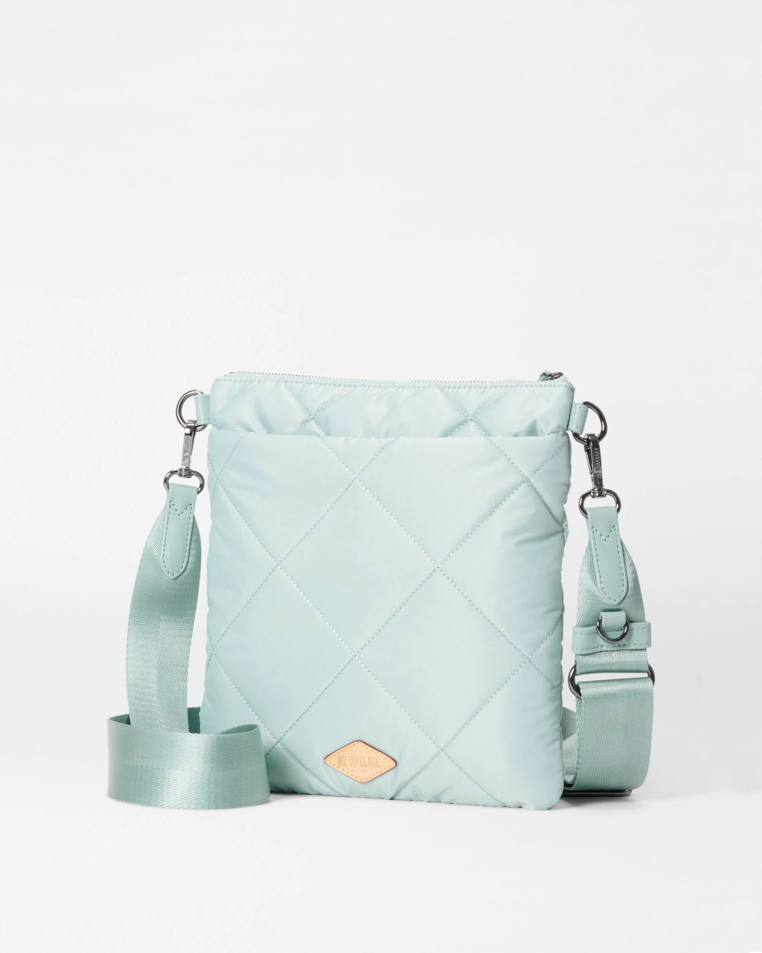 Silver Blue Madison Flat Crossbody 3 Silver Blue Madison Flat Crossbody - Image 3