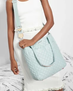 Silver Blue Large Metro Quatro Tote 8 Silver Blue Large Metro Quatro Tote -US Suitcase Sales Store 1430X1891 A12