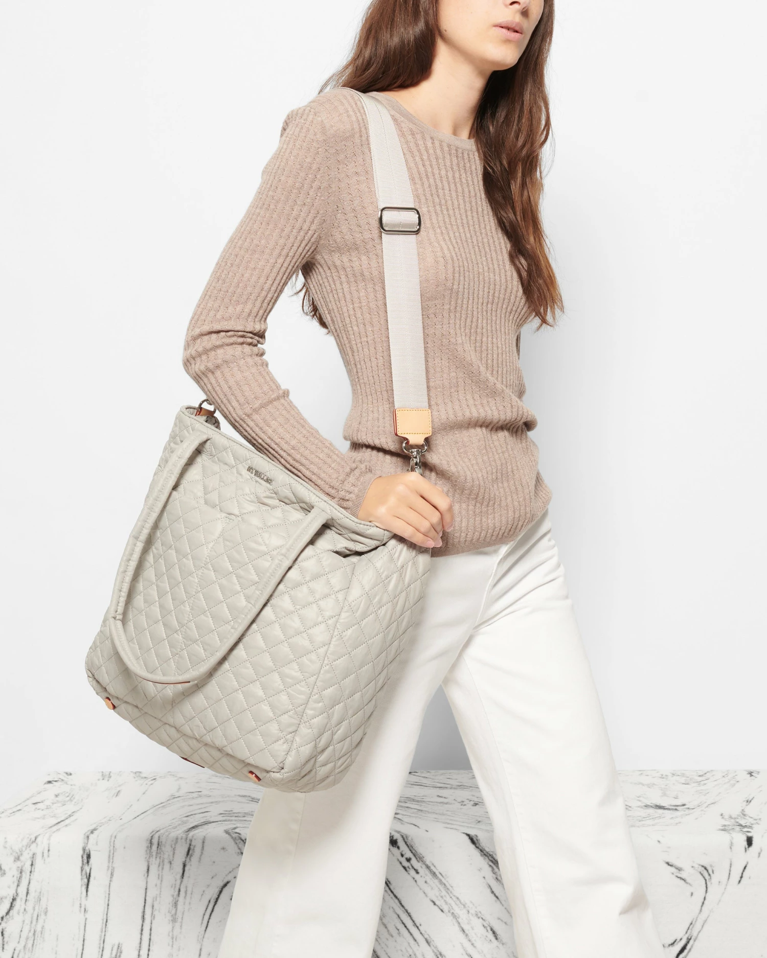 Pewter Large Metro Quatro Tote 4 Pewter Large Metro Quatro Tote - Image 4