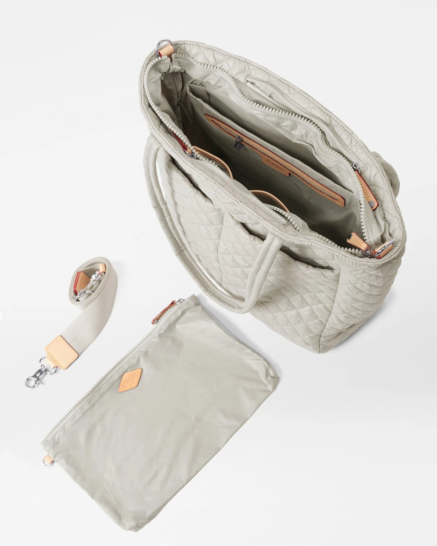 Pewter Large Metro Quatro Tote 5 Pewter Large Metro Quatro Tote - Image 5