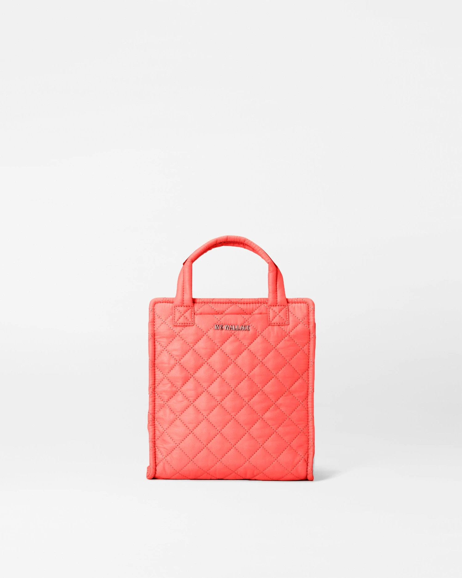 Coral Mini Box Tote 2 Coral Mini Box Tote - Image 2