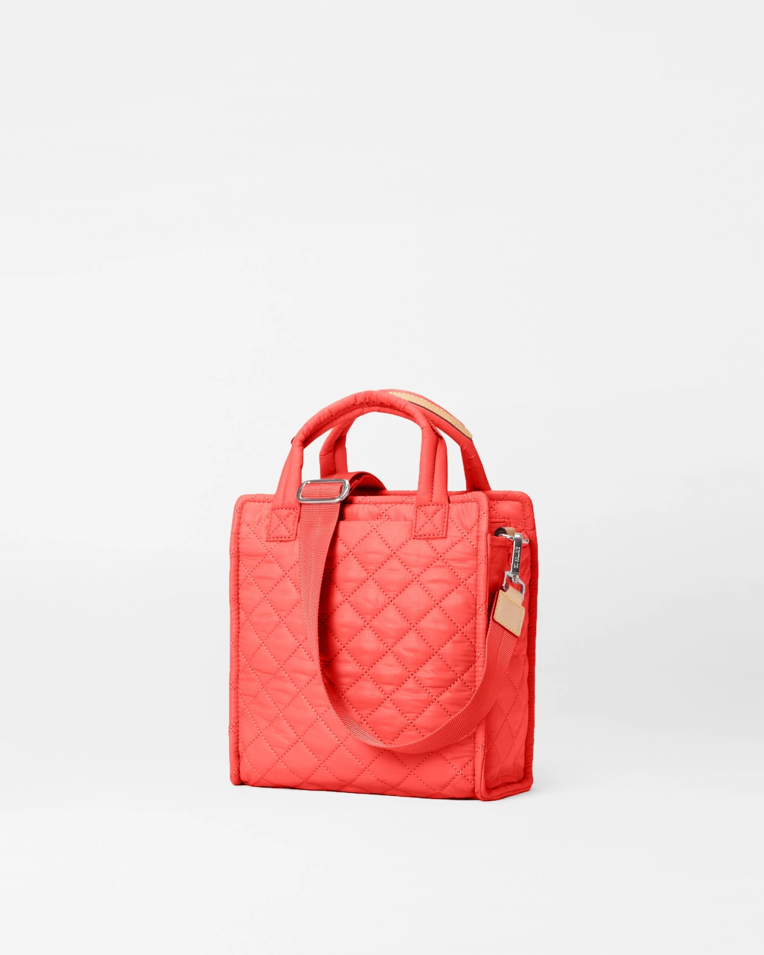 Coral Mini Box Tote 3 Coral Mini Box Tote - Image 3