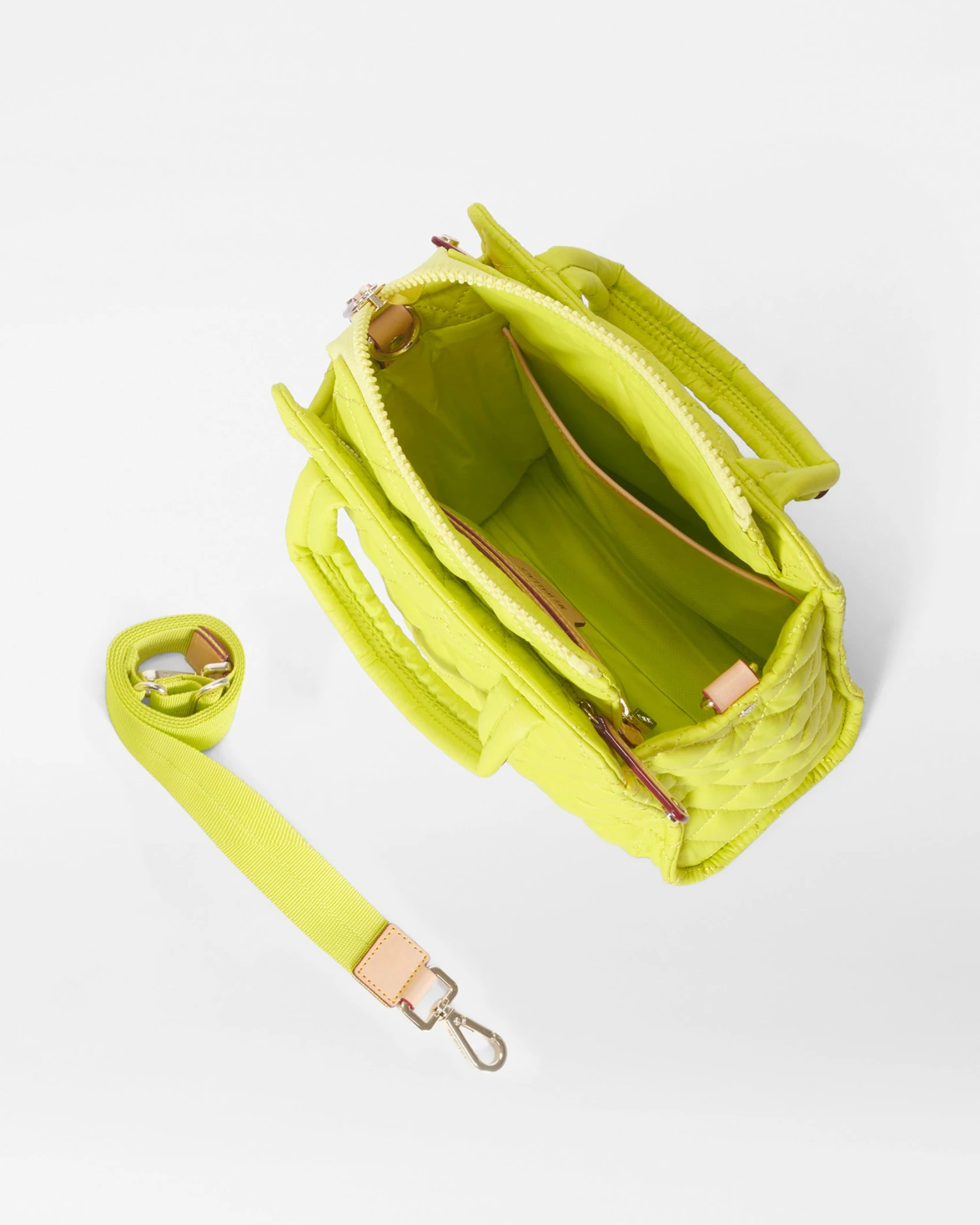 Acid Yellow Mini Box Tote 5 Acid Yellow Mini Box Tote - Image 5