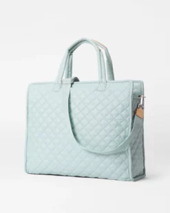 Silver Blue Large Box Tote -US Suitcase Sales Store 1445X1891 A2