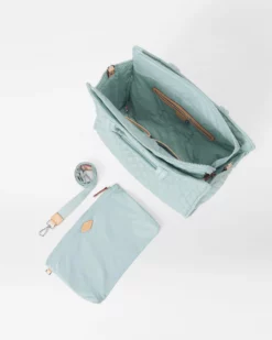 Silver Blue Large Box Tote -US Suitcase Sales Store 1445X1891 A3