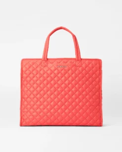 Coral Large Box Tote