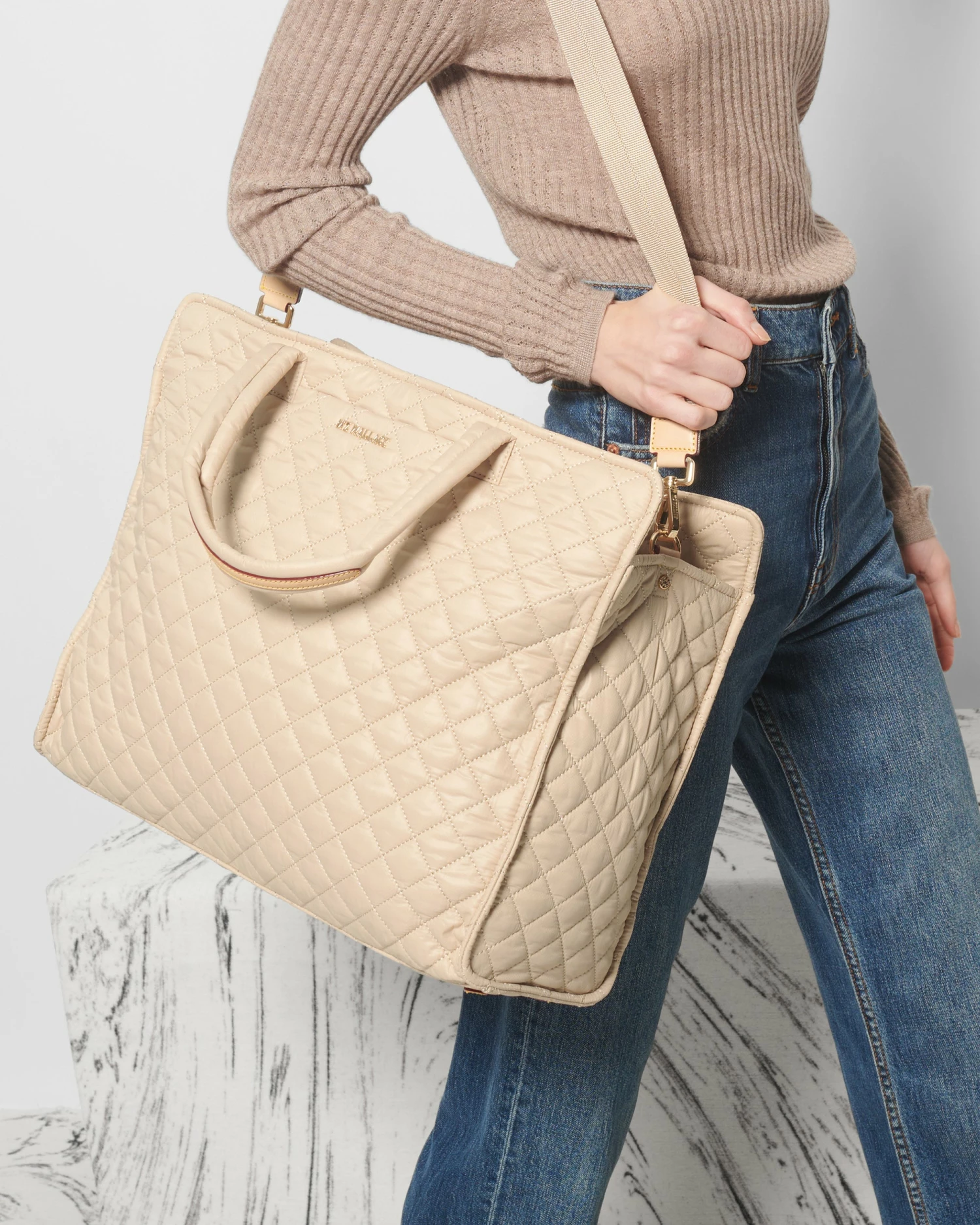 Buff Large Box Tote 2 Buff Large Box Tote - Image 2