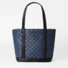 Navy & Black Medium Empire Tote