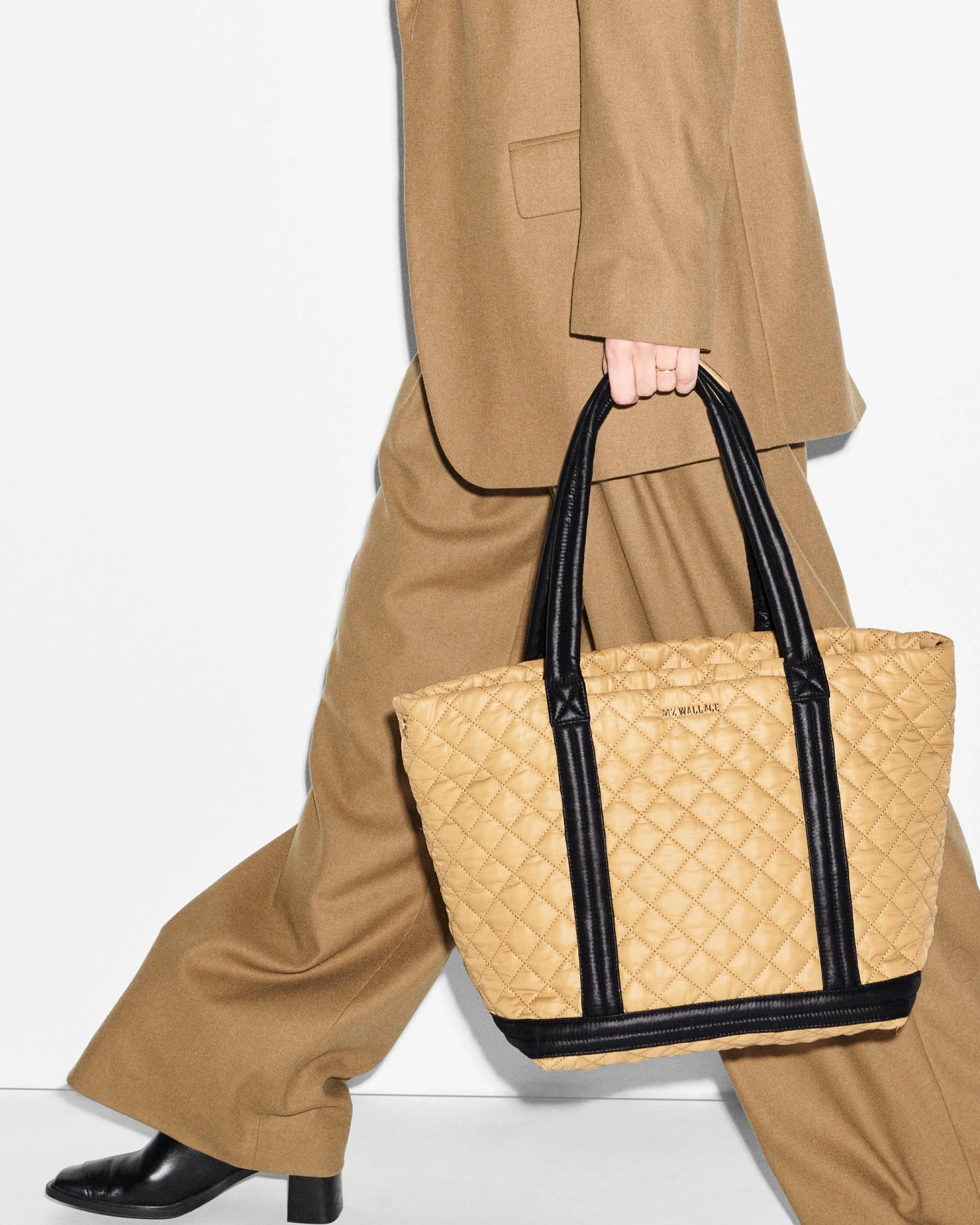 Camel & Black Medium Empire Tote 7 Camel & Black Medium Empire Tote - Image 7