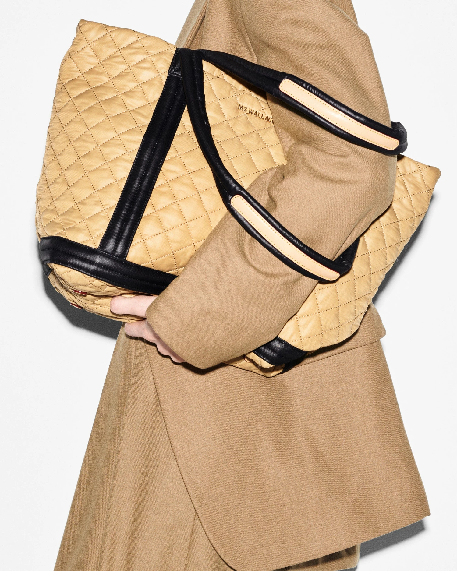 Camel & Black Medium Empire Tote 2 Camel & Black Medium Empire Tote - Image 2