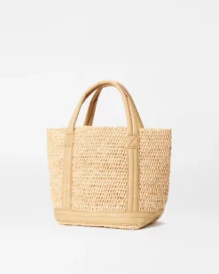 Raffia/Camel Small Raffia Tote -US Suitcase Sales Store 1471N1914 A2