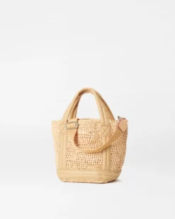 Raffia/Camel Mini Raffia Tote -US Suitcase Sales Store 1473N1914 A2
