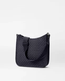 Black Woven Box Crossbody -US Suitcase Sales Store 1500N1590 A2