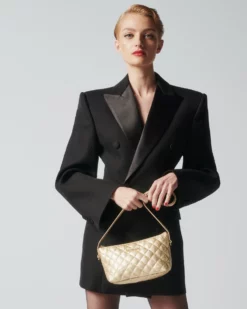 Pale Gold Mini Buckle Shoulder Bag -US Suitcase Sales Store 1501N1874 A10