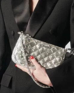 Silver Sequin Crosby Trois Crossbody -US Suitcase Sales Store 1503N1948 A10