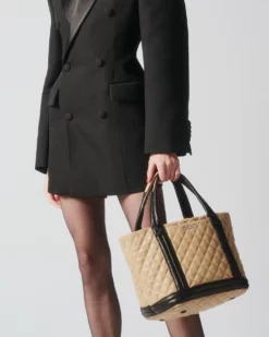 Black And Camel Small Empire Tote -US Suitcase Sales Store 1512N1966 A11