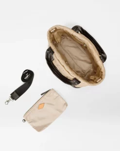 Black And Camel Small Empire Tote -US Suitcase Sales Store 1512N1966 A3