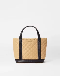 Camel & Black Small Empire Tote