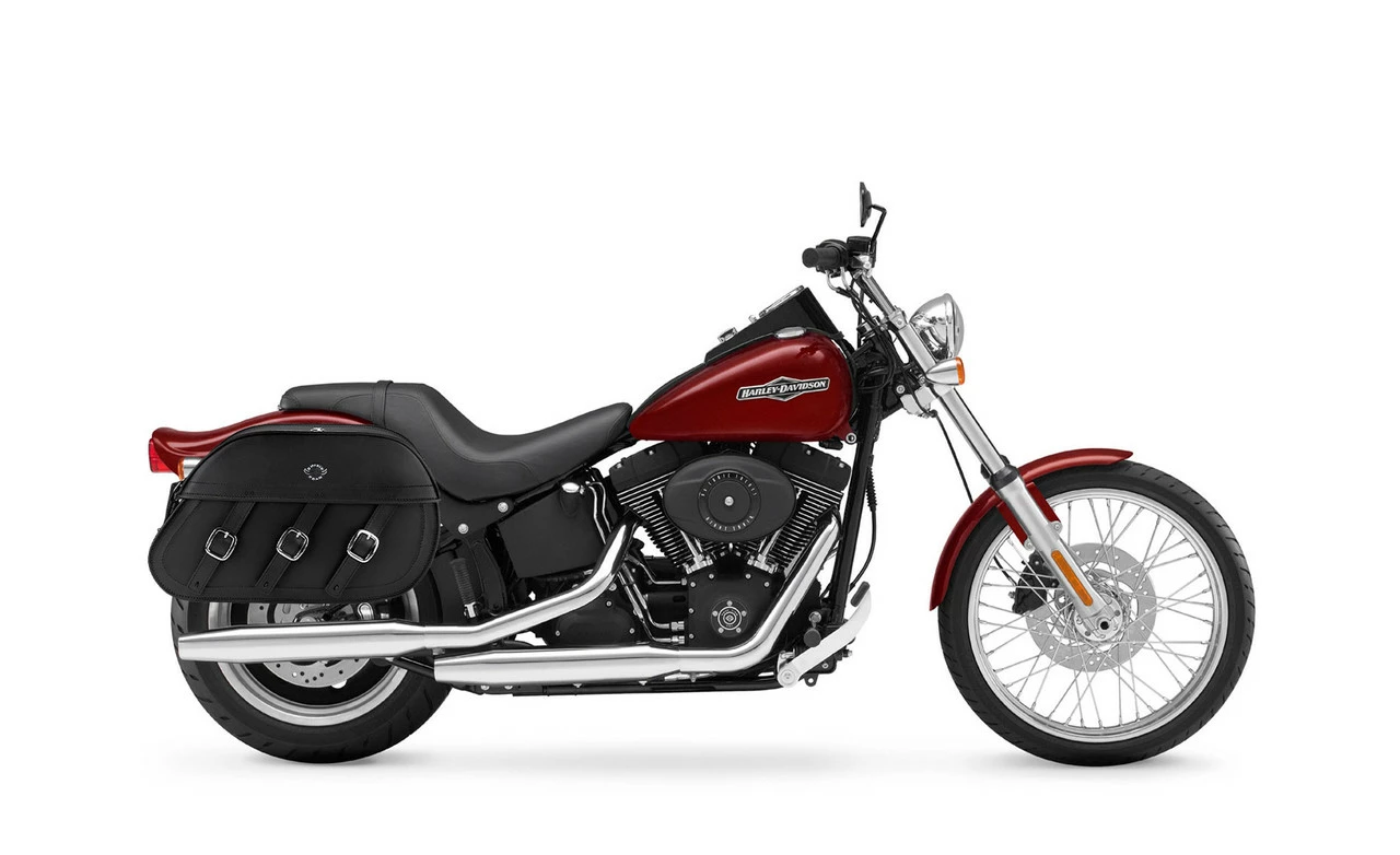 Viking Trianon Extra Large Universal Leather Motorcycle Saddlebags - Image 2