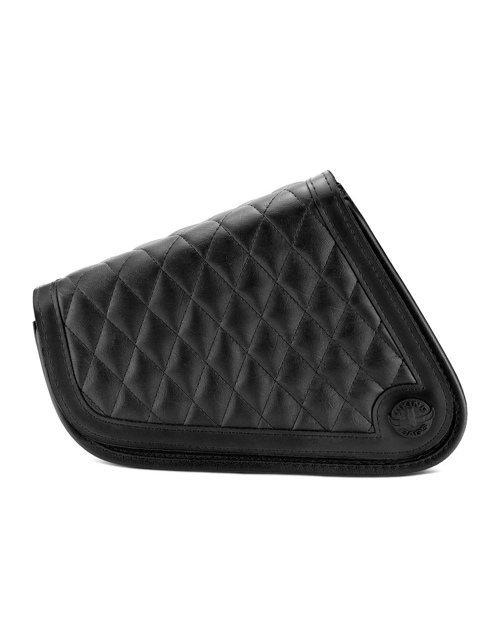 Viking Iron Born Diamond Stitch Leather Motorcycle Swing Arm Bag For Harley Davidson Sportster 3 Viking Iron Born Diamond Stitch Leather Motorcycle Swing Arm Bag For Harley Davidson Sportster - Image 3