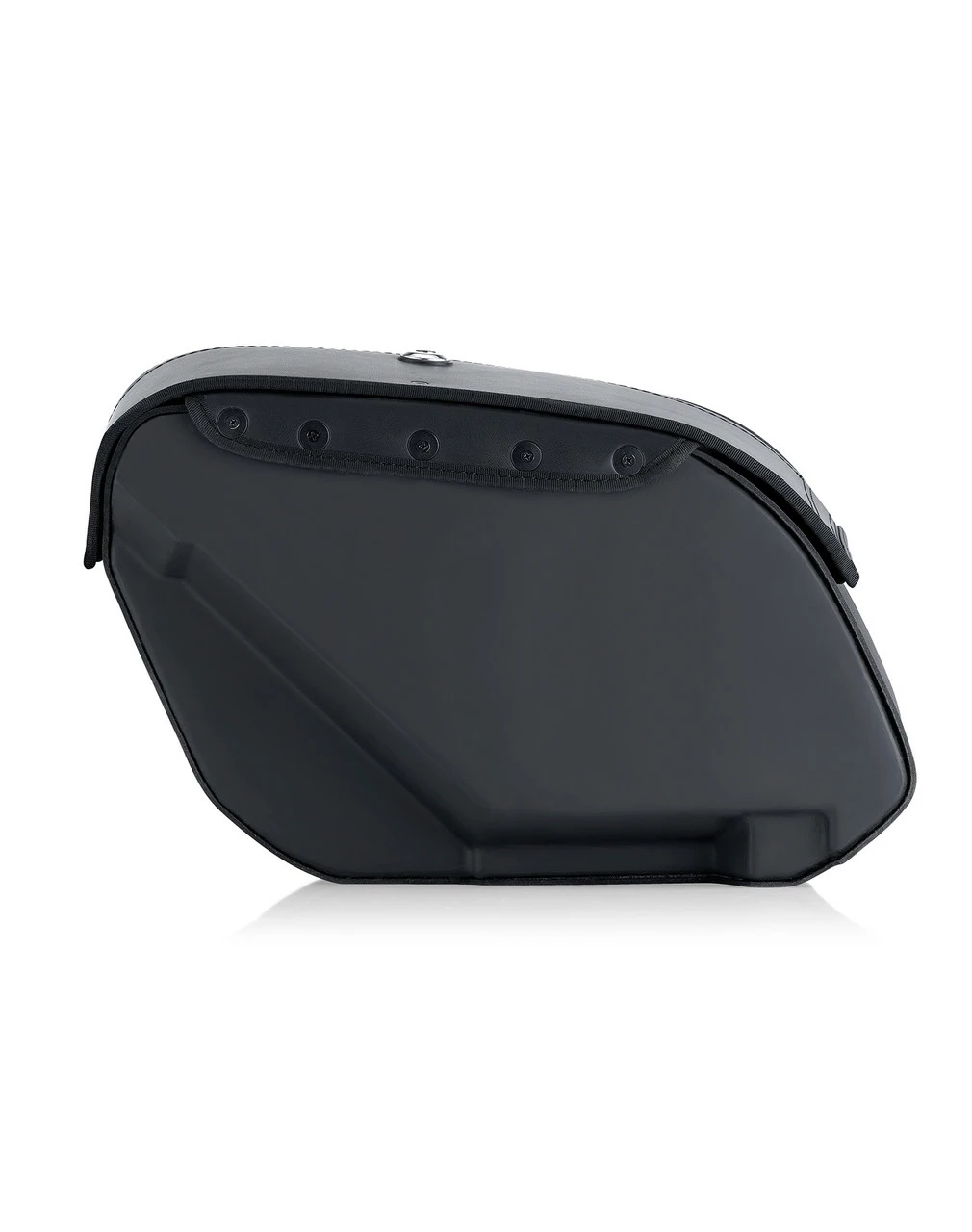 Viking Buckler Large Shock Cut-out Leather Motorcycle Saddlebags For Harley Dyna 4 Viking Buckler Large Shock Cut-out Leather Motorcycle Saddlebags For Harley Dyna - Image 4