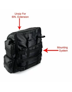 Viking Aero Expandable Medium Motorcycle Tail Bag 8 Viking Aero Expandable Medium Motorcycle Tail Bag -US Suitcase Sales Store aero black leather medium motorcycle tail bag 1314 prd1 1 44241.1624380878