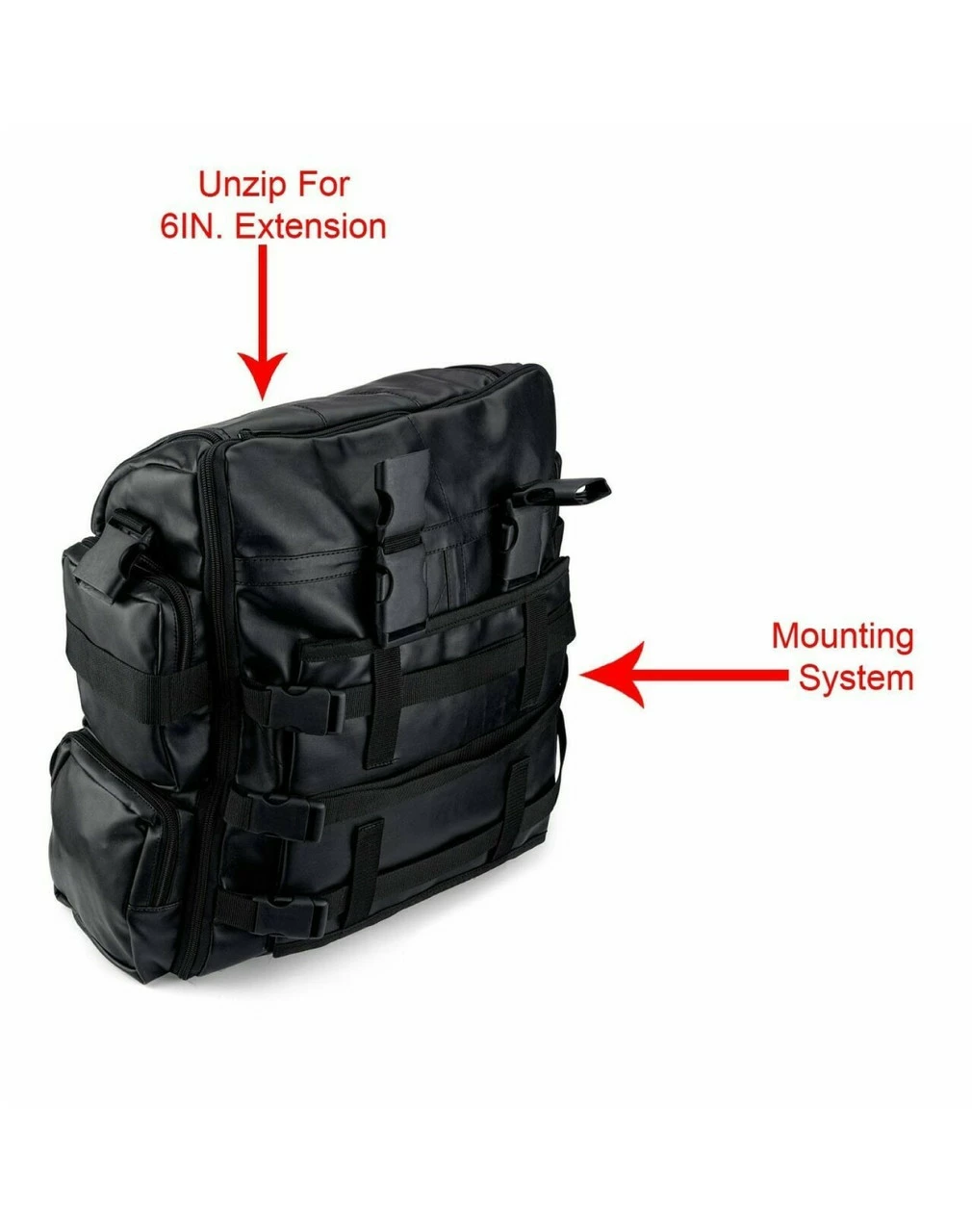 Viking Aero Expandable Medium Motorcycle Tail Bag 4 Viking Aero Expandable Medium Motorcycle Tail Bag - Image 4