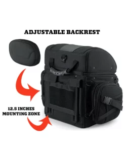 Viking Galleon Large Motorcycle Seat Luggage -US Suitcase Sales Store cruise cordura black motorcycle seat luggage 1452 prd1 5 79166.1680106292