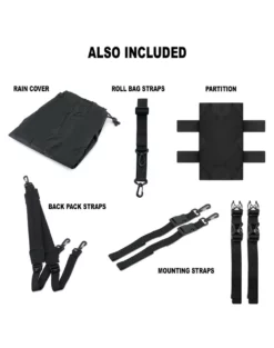 Viking Highway Extra Large Plain Motorcycle Sissy Bar Bag -US Suitcase Sales Store extra large plain black motorcycle tail bag 1313 prd1 1 30371.1624379136