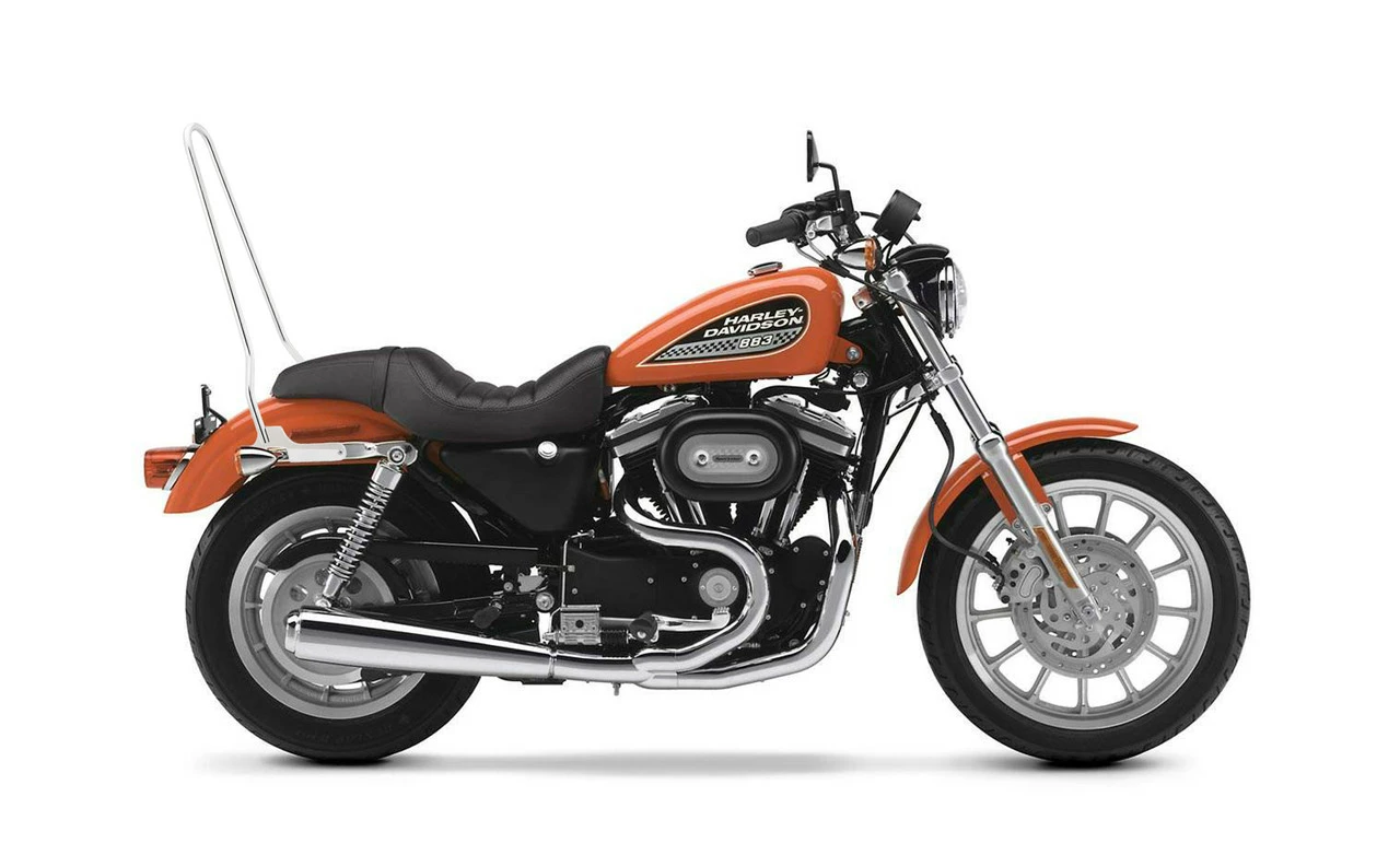 Iron Born Standard 25" Sissy Bar For Harley Sportster 883 Low XL883L Chrome 2 Iron Born Standard 25" Sissy Bar For Harley Sportster 883 Low XL883L Chrome - Image 2