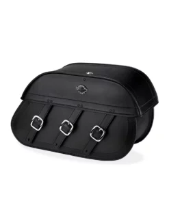 Viking Trianon Extra Large Universal Leather Motorcycle Saddlebags