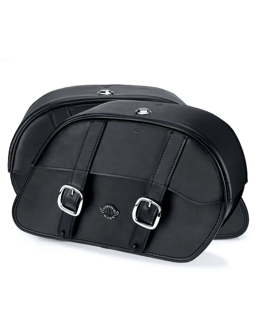 Viking Skarner Large Universal Leather Motorcycle Saddlebags 3 Viking Skarner Large Universal Leather Motorcycle Saddlebags - Image 3