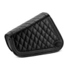 Viking Iron Born Diamond Stitch Leather Motorcycle Swing Arm Bag For Harley Davidson Sportster