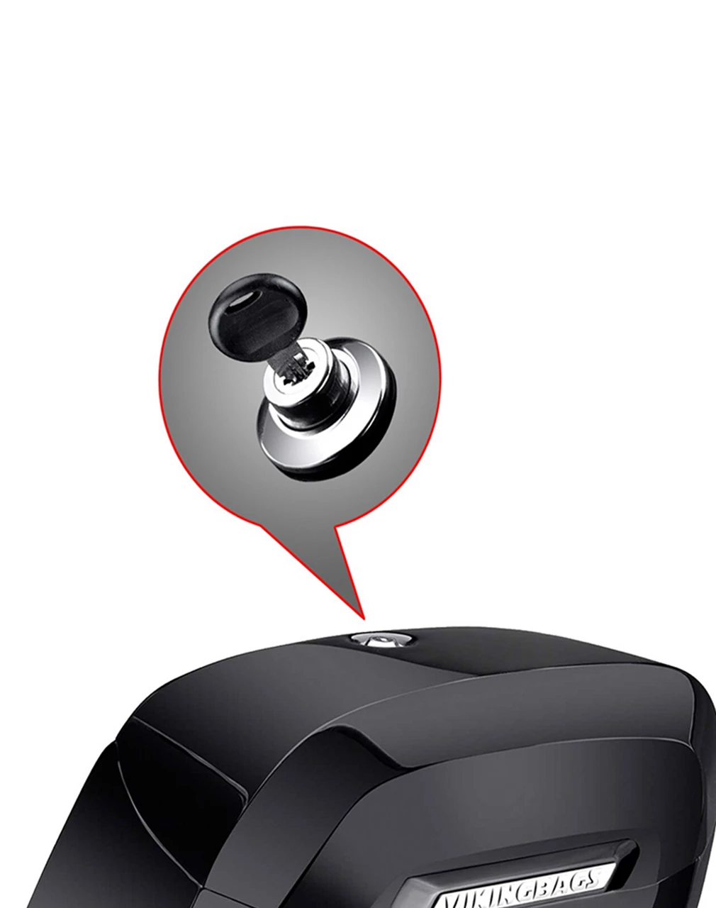 Viking Lamellar Raven Extra Large Painted Motorcycle Hard Saddlebags 4 Viking Lamellar Raven Extra Large Painted Motorcycle Hard Saddlebags - Image 4